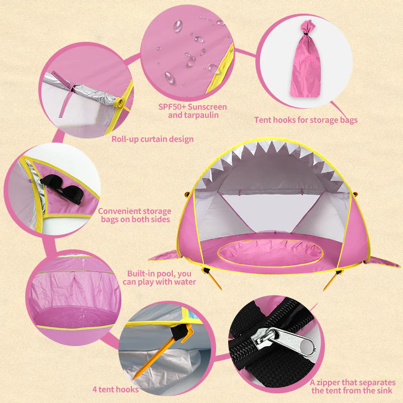 Baby Strandtent met Zonbescherming