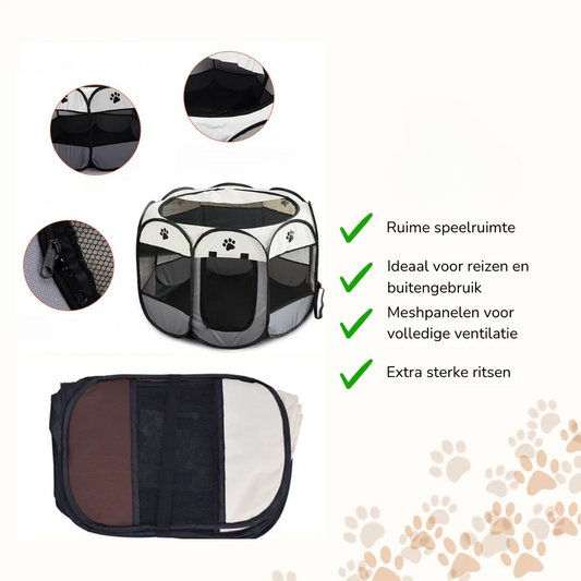 FurFort - Opvouwbare Mesh Hondenren