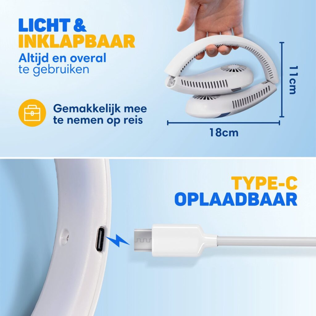 Draagbare Nekventilator