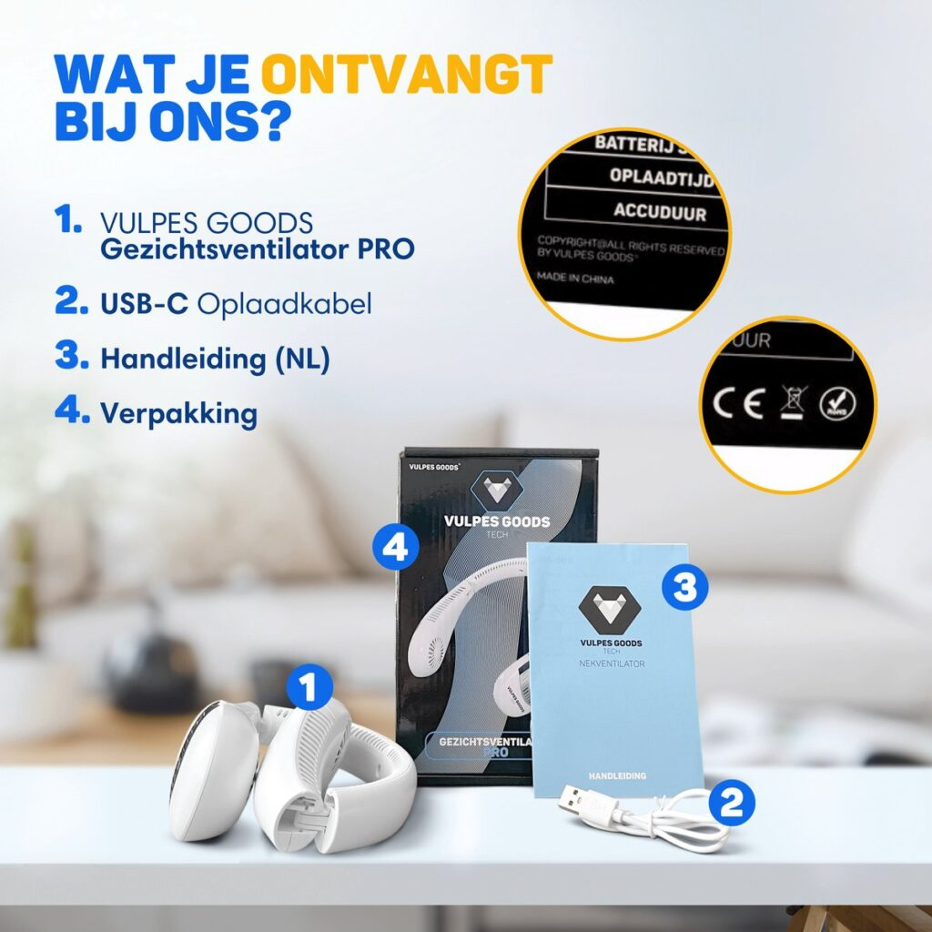 Draagbare Nekventilator