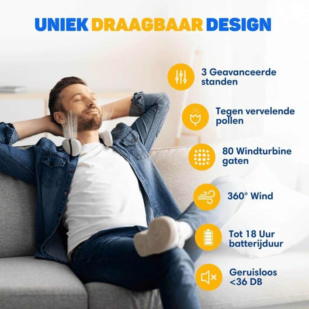 Draagbare Nekventilator