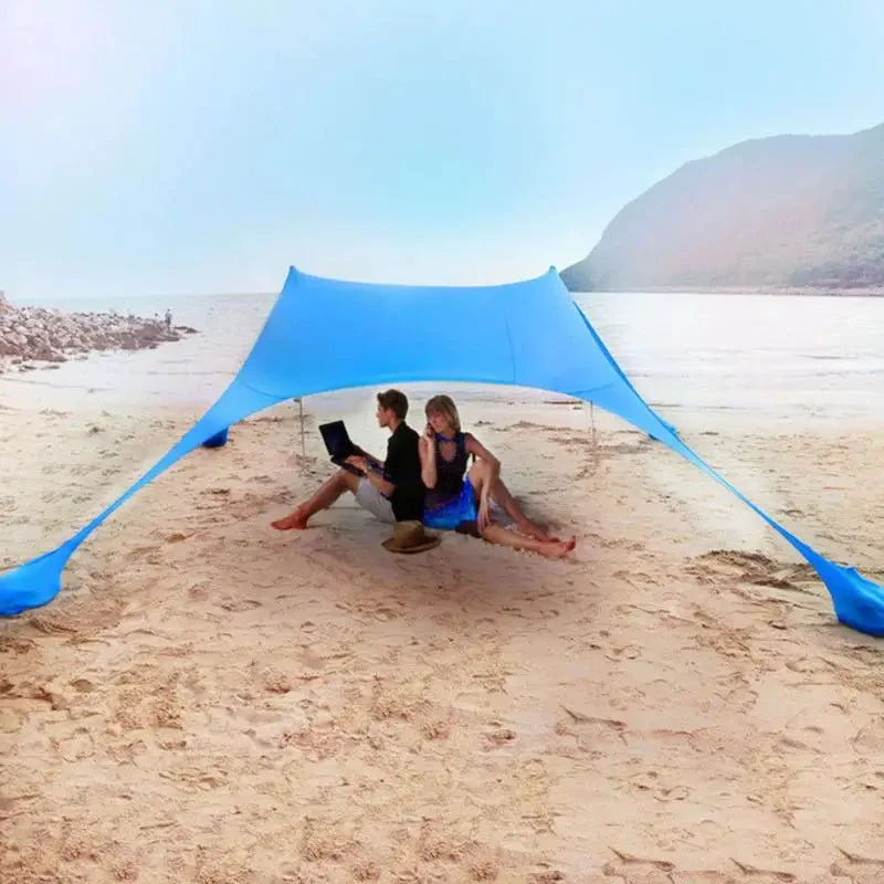 Grote strand schaduw - Tent draagbaar - Familie zonbescherming upf50+