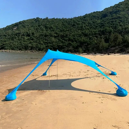 Grote strand schaduw - Tent draagbaar - Familie zonbescherming upf50+