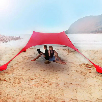Grote strand schaduw - Tent draagbaar - Familie zonbescherming upf50+